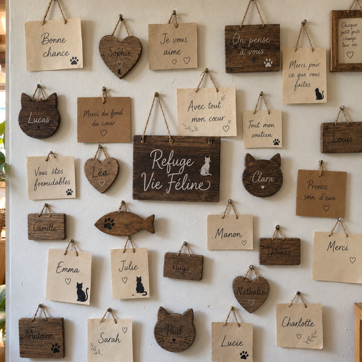 J’accepte que mon prénom apparaisse sur le Mur des remerciements du refuge.