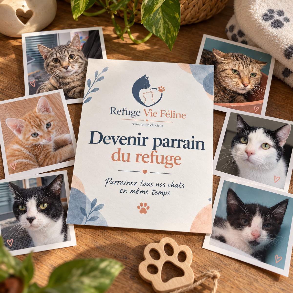 Devenez parrain du refuge ❤️